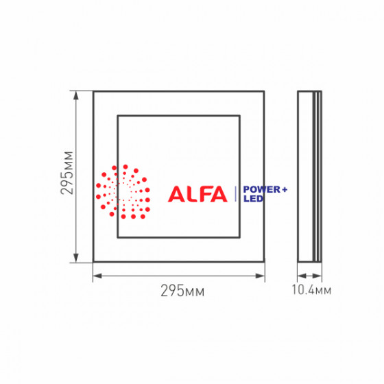 Панель IM-300x300A-12W White (arlight, IP40 Металл, 3 года)