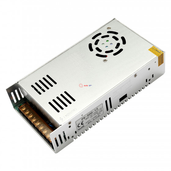 Блок питания 600W, 12V, 50A, IP20 Standart