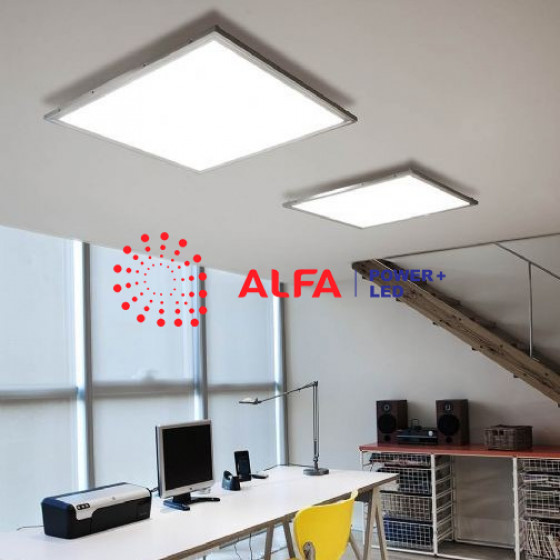 Светильник ALFA-BOX-500 (Квадрат, 500*500*100 мм, 36 Вт, подвесной)