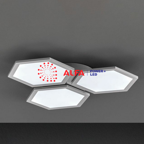 Светильник ALFA-HEXA-500 (Шестиугольник, 500*433*100 мм, 24 Вт, подвесной)