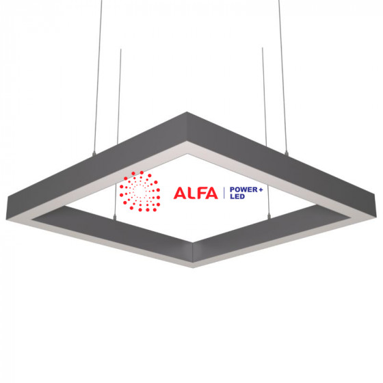 Светильник ALFA-4970-BOX-1218 (квадрат 1218*1218 мм сег. 1218 мм 49*70 мм 120 Вт)