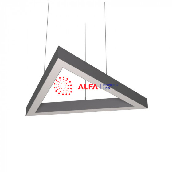 Светильник ALFA-4970-TRIO-785 (треугольник 785*680 мм сег. 785 мм 49*70 мм 54 ВТ)