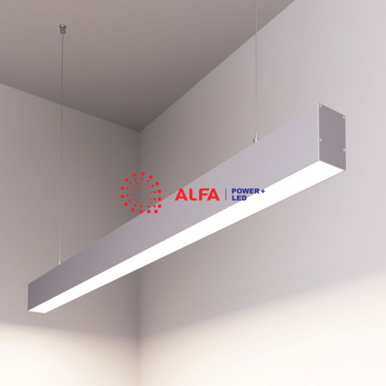 Светильник ALFA-4970-2000 (2000*49*70 мм 56 Вт подвесной/накладной) 