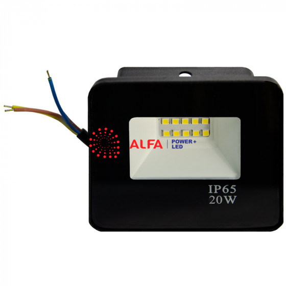 Прожектор LT-FL-01N-IP65- 20W-6500K LED Прожектор LT-FL-01N-IP65- 20W-6500K LED